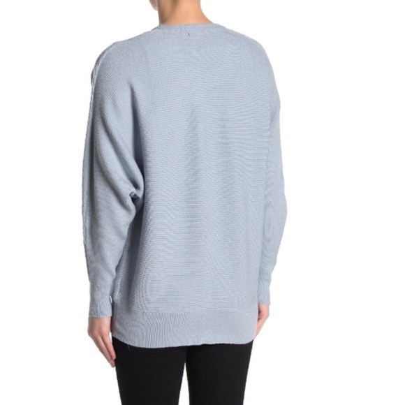 T Tahari Ottoman Ribbed Knit Button Front Cardigan - Picture 6 of 6